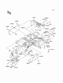 Part Location Diagram of 11053-0857 Kawasaki Bracket