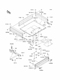 Carriers Diagram and Parts List for KAF400-DCF 2012 Kawasaki 
