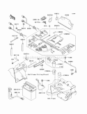 Chassis Electrical Equipment Diagram and Parts List for KAF400-DCF 2012 Kawasaki 