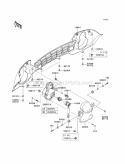 Headlights Diagram and Parts List for KAF400-DCF 2012 Kawasaki 