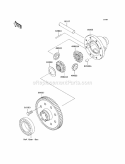Part Location Diagram of 14055-0016 Kawasaki Case-Gear, Diff