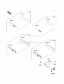 Reflectors Diagram and Parts List for KAF400-ECF 2012 Kawasaki 