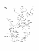 Control Diagram and Parts List for KAF620-A6  Kawasaki 