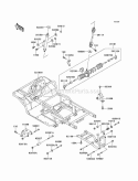 Frame Diagram and Parts List for KAF620-A6  Kawasaki 