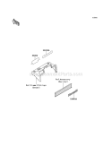 Decals Diagram and Parts List for KAF620-B2  Kawasaki 