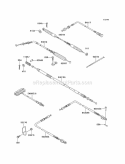 Cables Diagram and Parts List for KAF620-B5  Kawasaki 