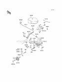 Control Diagram and Parts List for KAF620-B6  Kawasaki 