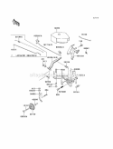 Control Diagram and Parts List for KAF620-C4  Kawasaki 