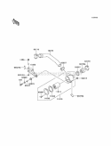 Optional Parts Air Cleaner-Belt Converter Diagram and Parts List for KAF620-B2  Kawasaki 