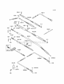 Cables Diagram and Parts List for KAF620-E5  Kawasaki 