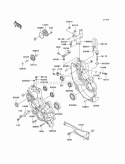 Gear Box Diagram and Parts List for KAF620-F1  Kawasaki 