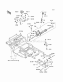 Frame Diagram and Parts List for KAF620-G1  Kawasaki 