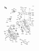 Gear Box Diagram and Parts List for KAF620-G4  Kawasaki 