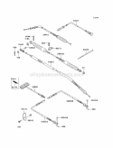 Cables Diagram and Parts List for KAF620-G4  Kawasaki 