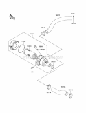 Air Cleaner Diagram and Parts List for KAF620-G8F 2008 Kawasaki 