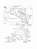 Front Fenders Diagram and Parts List for KAF620-G6F 2006 Kawasaki 