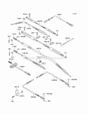 Cables Diagram and Parts List for KAF620-H3  Kawasaki 