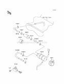 Fuel Pump Diagram and Parts List for KAF620-H6F 2006 Kawasaki 
