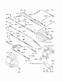 Cables Diagram and Parts List for KAF620-K1 2005 Kawasaki 
