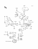 Control Diagram and Parts List for KAF620-E4  Kawasaki 