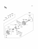 Drive Converter Diagram and Parts List for KAF620-K1 2005 Kawasaki 