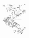 Frame Diagram and Parts List for KAF620-K1 2005 Kawasaki 