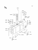 Fuel Tank Diagram and Parts List for KAF620-K6F 2006 Kawasaki 