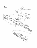 Air Cleaner Diagram and Parts List for KAF620-J6F 2006 Kawasaki 