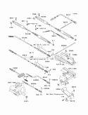 Cables Diagram and Parts List for KAF620-K7F 2007 Kawasaki 