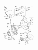 Generator/Ignition Coil Diagram and Parts List for KAF620-K6F 2006 Kawasaki 