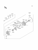 Drive Converter Diagram and Parts List for KAF620-K6F 2006 Kawasaki 