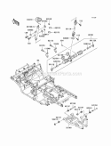 Frame Diagram and Parts List for KAF620-K6F 2006 Kawasaki 