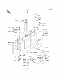 Fuel Tank Diagram and Parts List for KAF620-K7F 2007 Kawasaki 