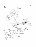 Fuel Injection Diagram and Parts List for KAF620-MCF 2012 Kawasaki 