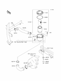 Air Cleaner-Belt Converter Diagram and Parts List for KAF620-MCF 2012 Kawasaki 