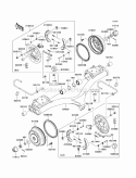 Rear Hubs/Brakes Diagram and Parts List for KAF620-MCF 2012 Kawasaki 