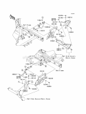 Flap Diagram and Parts List for KAF620-MCF 2012 Kawasaki 