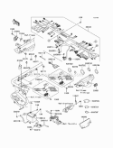 Chassis Electrical Equipment Diagram and Parts List for KAF620-N9F 2009 Kawasaki 