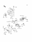 Fuel Injection Diagram and Parts List for KAF620-R9F 2009 Kawasaki 
