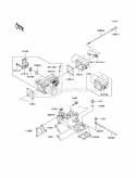 Throttle Diagram and Parts List for KAF620-MAF 2010 Kawasaki 