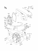 Crankcase Diagram and Parts List for KAF620-PCF 2012 Kawasaki 