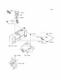 Fuel Pump Diagram and Parts List for KAF620-PBF 2011 Kawasaki 