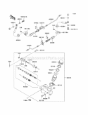 Master Cylinder Diagram and Parts List for KAF620-PCF 2012 Kawasaki 