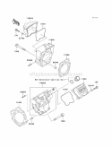 Cylinder Head Diagram and Parts List for KAF620-PBF 2011 Kawasaki 