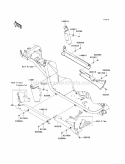 Side Covers/Chain Cover Diagram and Parts List for KAF620-PBF 2011 Kawasaki 