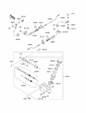 Master Cylinder Diagram and Parts List for KAF620-RBFA 2011 Kawasaki 