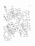 Gear Box Diagram and Parts List for KAF620-R9F 2009 Kawasaki 