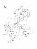 Fuel Evaporative System Diagram and Parts List for KAF620-SAF 2010 Kawasaki 