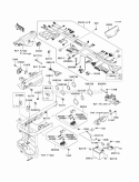 Chassis Electrical Equipment Diagram and Parts List for KAF620-SBF 2011 Kawasaki 