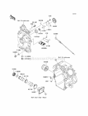Oil Pump/Oil Filter Diagram and Parts List for KAF620-SBF 2011 Kawasaki 